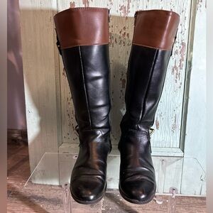 Women’s Karen Scott Deliee black/brown knee high boots